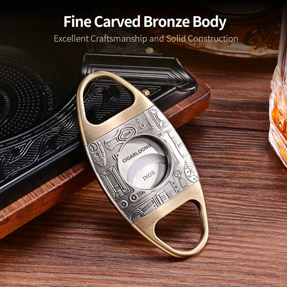 Ножницы для сигар с двойной окантовкой из нержавеющей стали | Дом и сад