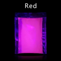 glow in the dark fluorescent powder paint for art crafts party nail decoration 10g red phosphor pigm