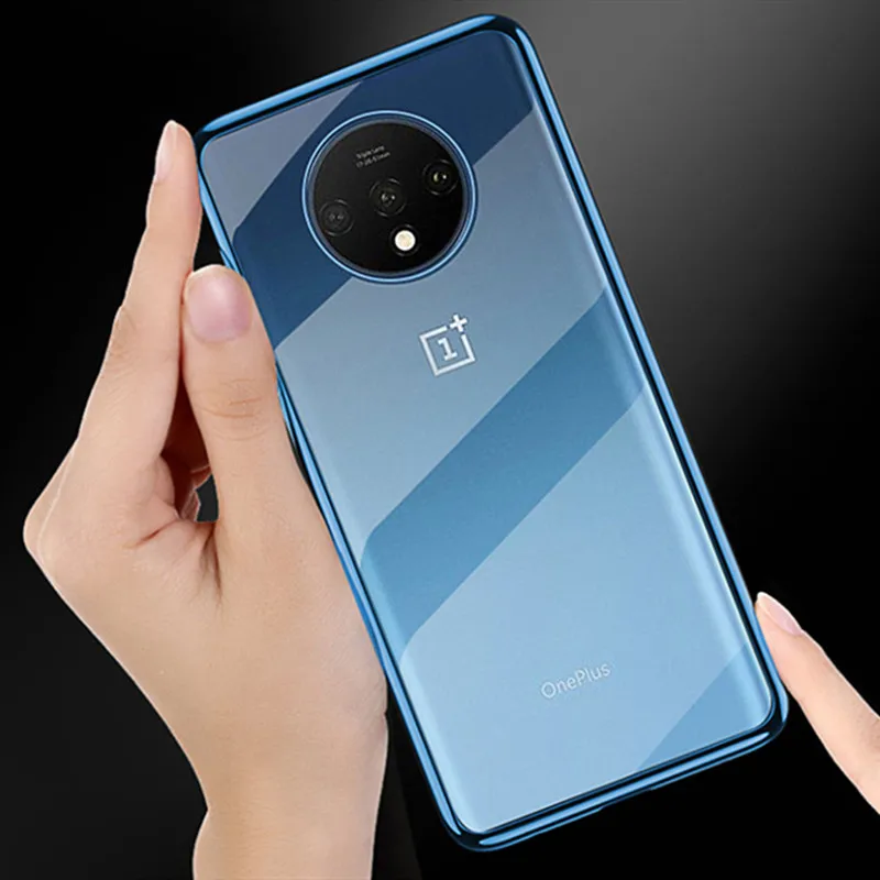 Чехол для телефона OnePlus 7 T чехол роскошный противоударный прозрачный силиконовый
