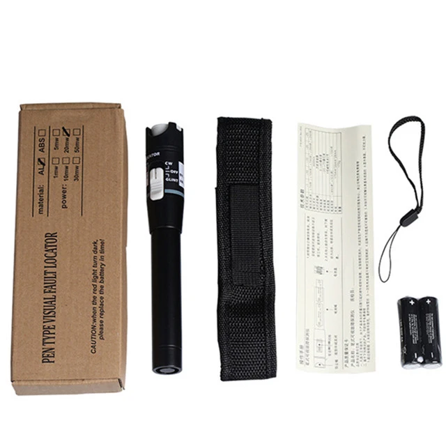 60 мВт FTTH красная лазерная ручка бесплатная доставка Стиль светильник тестер