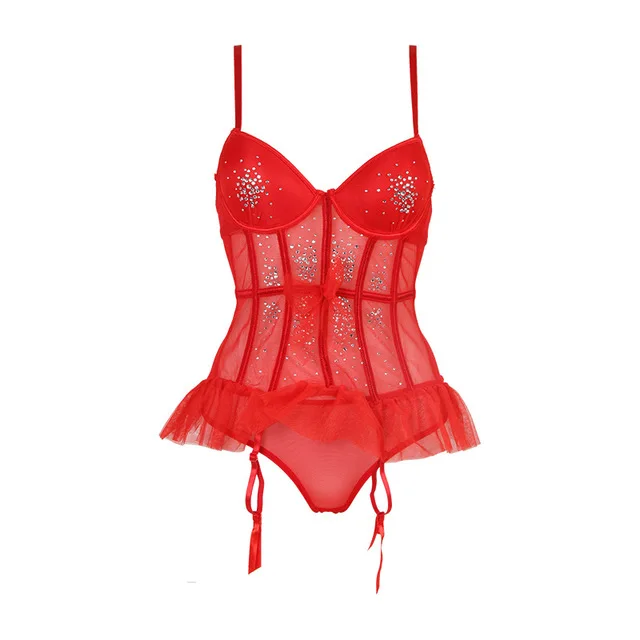 Женские комплекты сексуального нижнего белья кружевные экзотического стринги