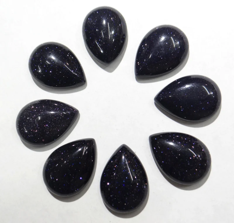 

50pcs Natural Stone Water Drop CAB Cabochon 13*18mm no hole Indian agates beads for Jewelry making pendant Accessories
