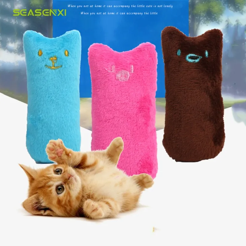 Милые игрушки С Кошачьей Мятой для зубов Когтеточка жевательные домашних