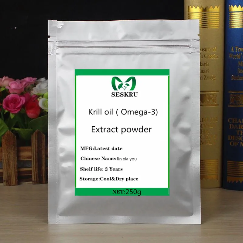 ISO Certified Krill Oil Omega-3 Extract Powder Fatty Acid-EPA-DHA Festive Improve Skin and Promote Heart Health | Красота и здоровье