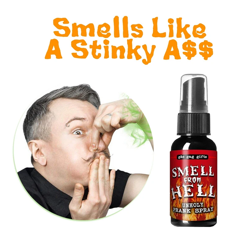 30ml Novelty Liquid Fart Gag Prank Joke Spray Can Stink Bomb Smelly Stinky Gas Fun Tricky Toy Adjust The Atmosphere - купить по