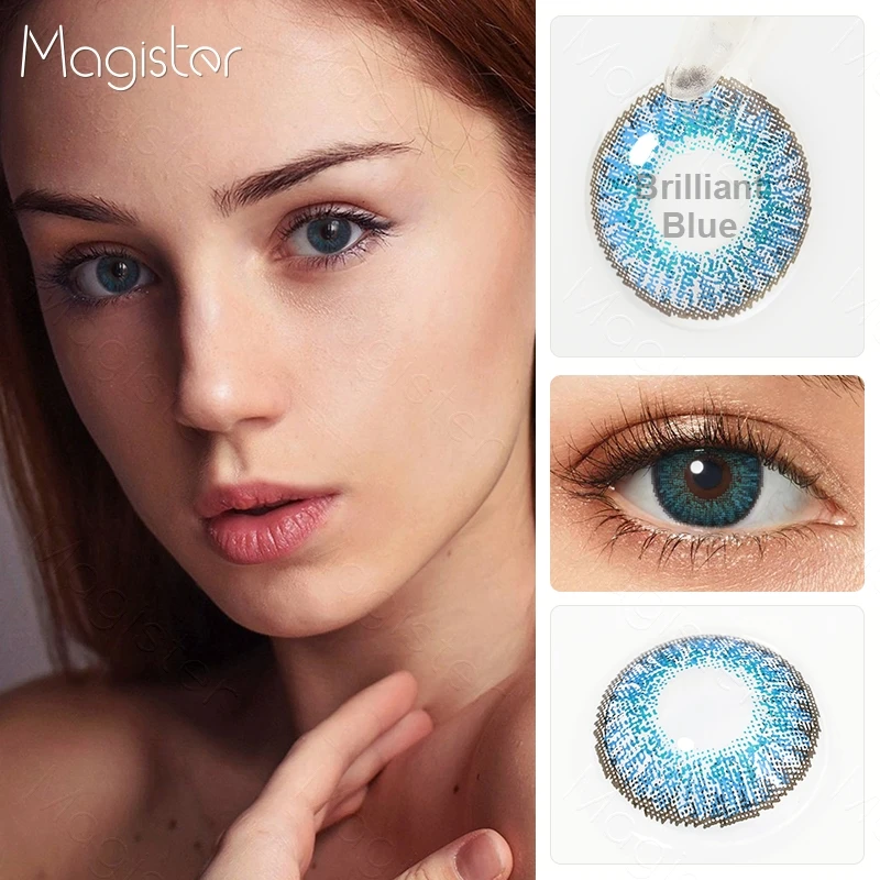 Контактные линзы для глаз 3 тона 1 пара цветных контактных линз|Контактные линзы| |