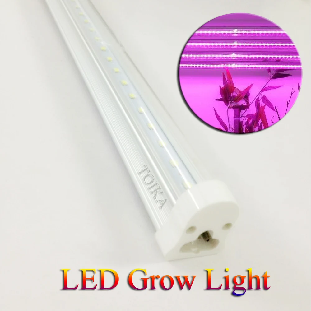 T5 Integrated Tube Full Spectrum Plant Phyto Lamp 2ft 3ft 4ft For Hydroponic Plants 30/60/90/120cm