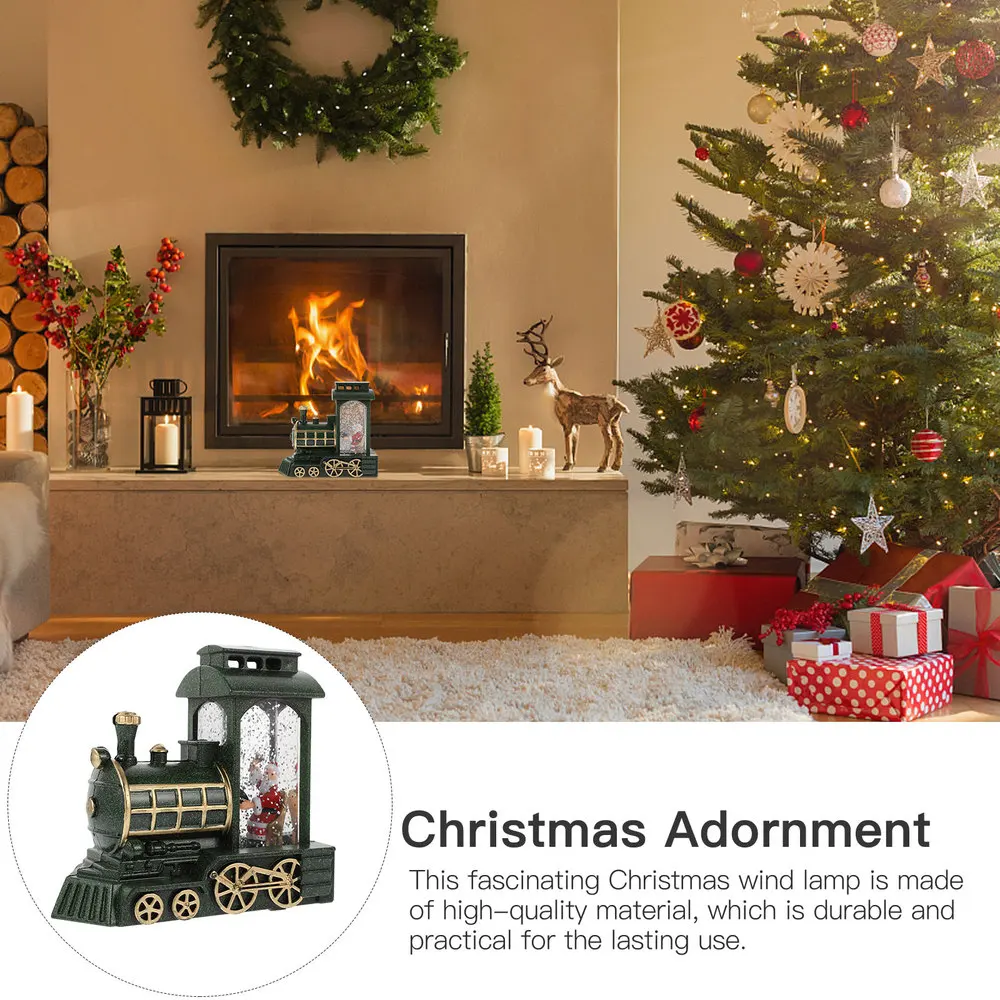 

1pc Creative Festival Train Shaped Lamp Decor Christmas Night Lamp Ornament