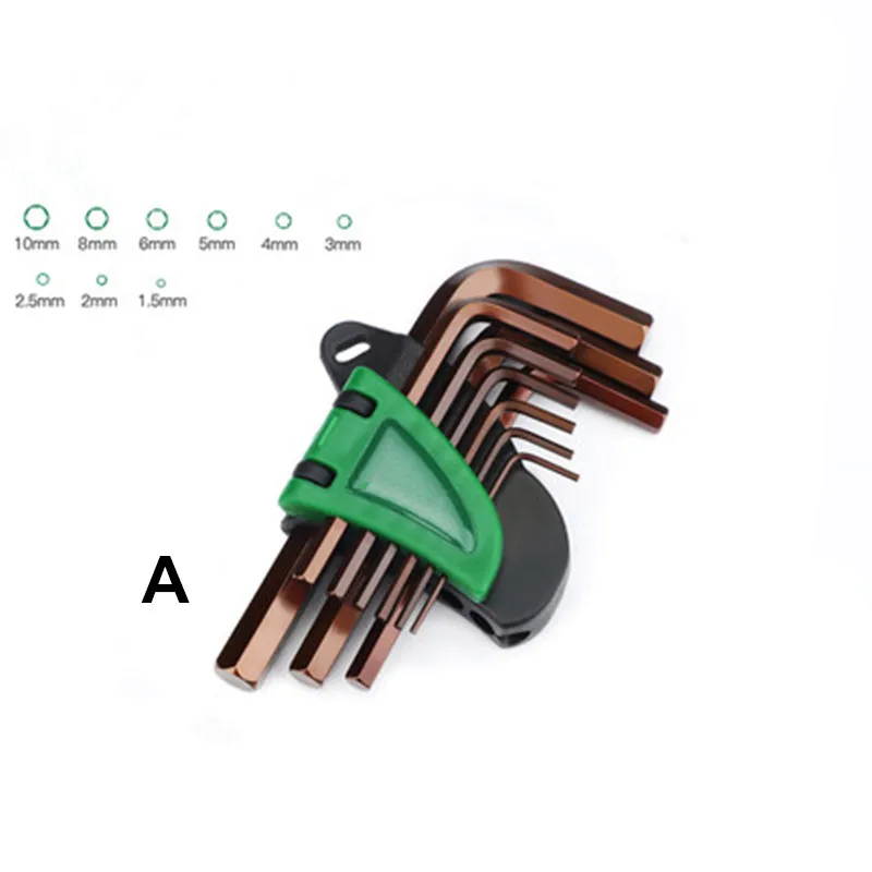 9 шт. шестигранный ключ Torque гаечный комплект для ремонта велосипеда ручной