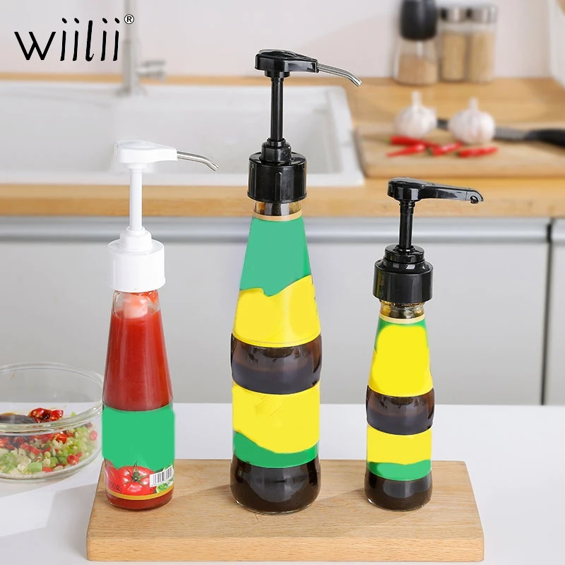 Wiilii сопло из нержавеющей стали давление масла опрыскиватель сироп бутылка