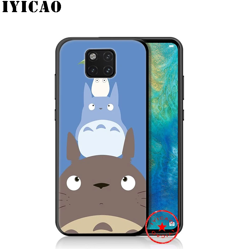 IYICAO My Neighbor Totoro Soft Case for Huawei P30 P20 P10 P9 P8 P Smart Z Plus 2019 Lite Pro 2018 2017 2016 TPU |