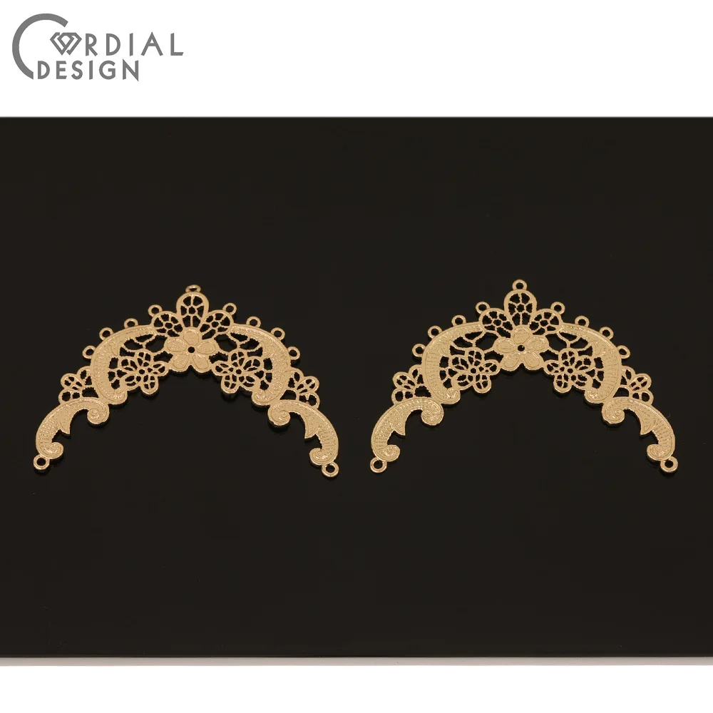 

Cordial Design 50Pcs 29*42MM Jewelry Accessories/DIY Necklace Connectors/Jewelry Findings & Components/Copper/Hand Made/Charms
