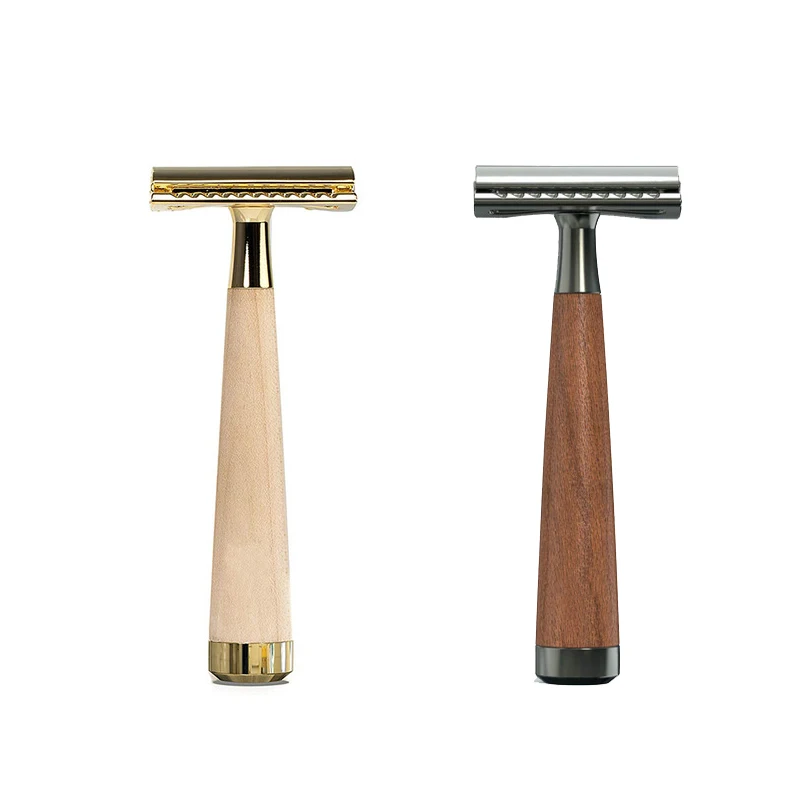 Классическая безопасная бритва с двойным краем для мужского бритья и удаления