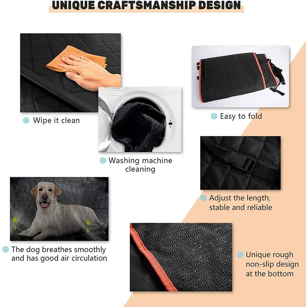 Защитная накладка на заднее сиденье для собак и кошек водонепроницаемая