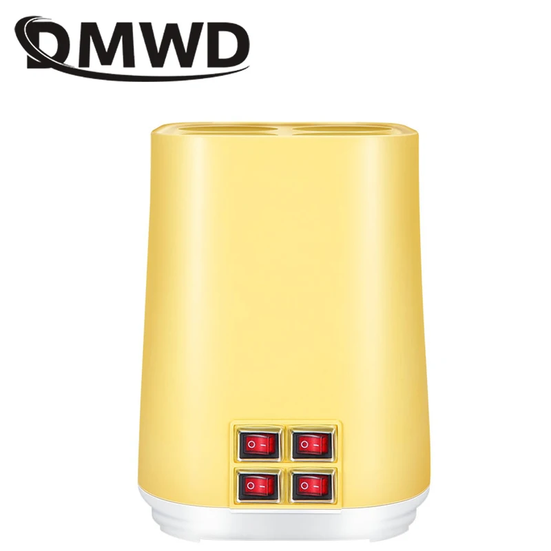 DMWD 4 яйцо колбаса Плита жарки Завтрак машина четыре трубки DIY автоматический омлет мастер котел яйца Roll чайник ролика чашки ЕС