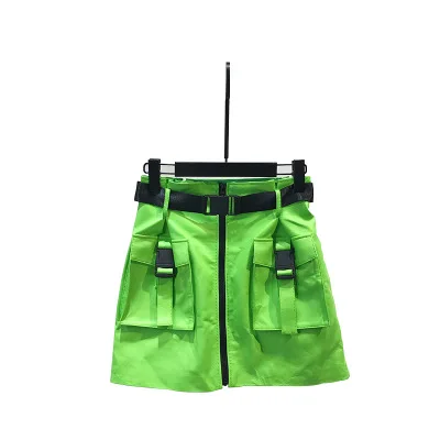 

2019 New Fashion Genuine Sheep Leather Skirt G32