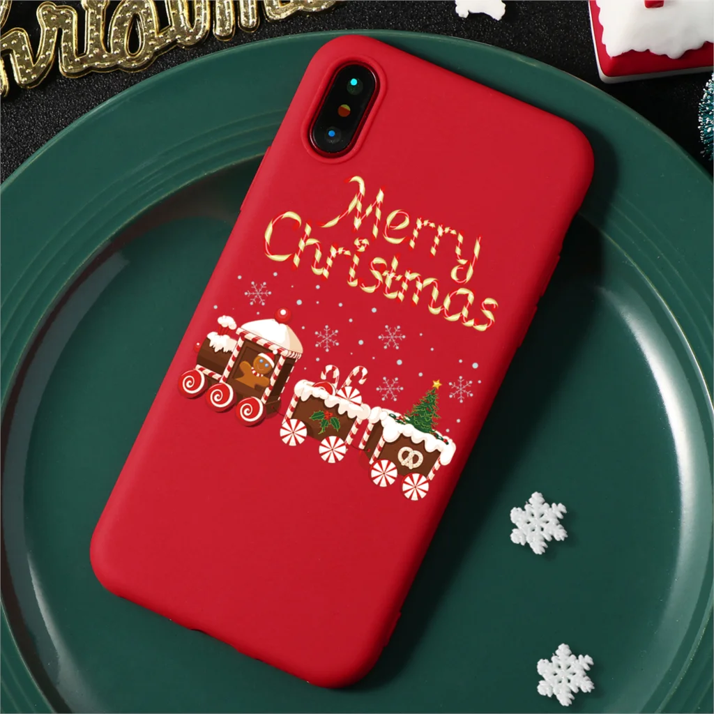 Kho-sd3huoch Роскошный силиконовый чехол для iPhone 11 Pro XS Max X XR из ТПУ с изображением рождественской елки чехол для iPhone 7 8 6 6S Plus 5 5S SE - Цвет: Kho-sd3huoch