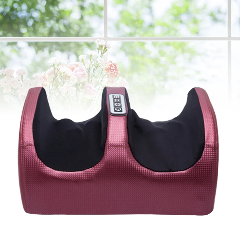 

Multi-function Foot Massager Kneading Warm Therapy for Home and Office Men and with UK Plug Claret