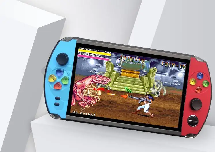 7 дюймовая портативная игровая консоль с двойным рокером поддержка ТВ выхода X19 в