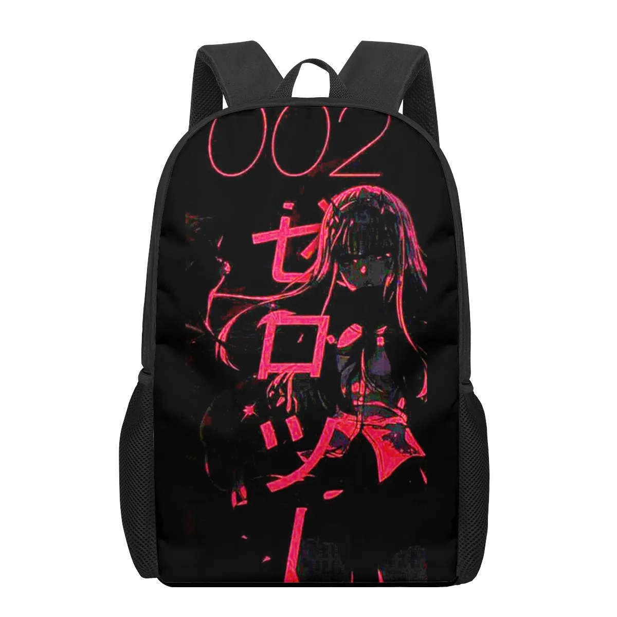 DARLING in the FRANXX Anime 3D Pattern School Bag for Children Girls Boys Casual Book Bags Kids Backpack Boys Girls Schoolbags B