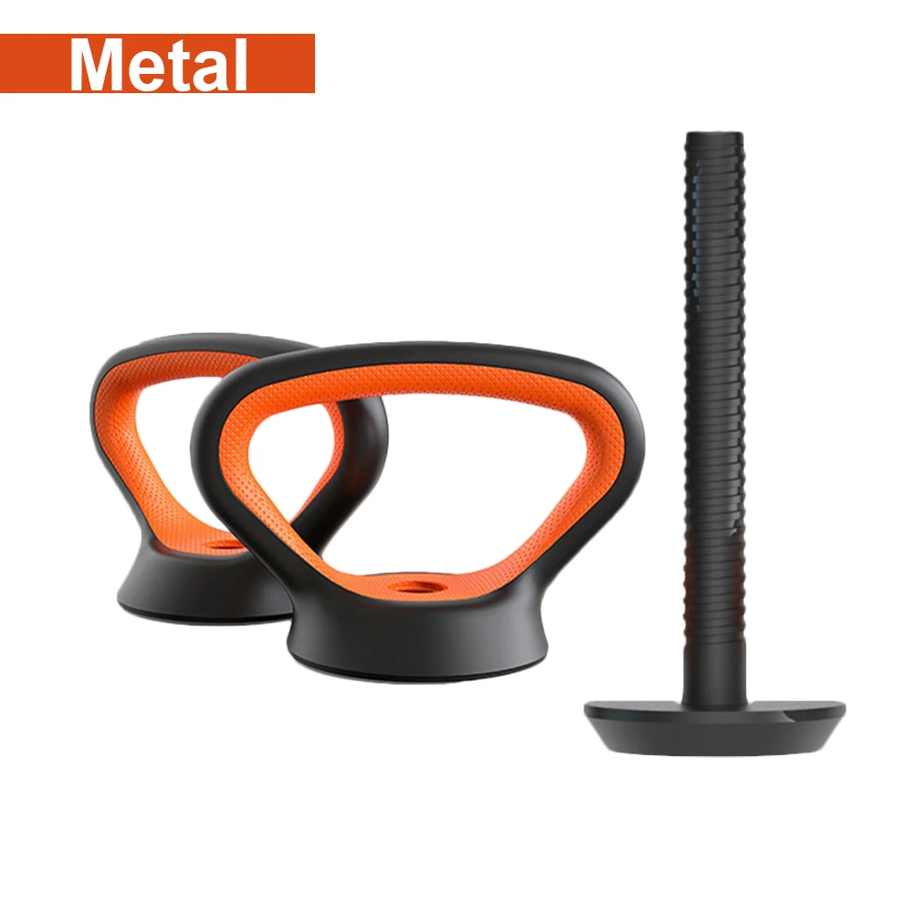 

Gym Home Fitness Adjustable Kettlebell Handle Use For Weight Plates Arm Strength Workout Kettle Bell Grip Dumbbell Equipment