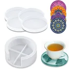 5 шт., формы для подставок с подставкой, контейнер для хранения, форма, набор для пластиковых чашек, подставок для украшения дома, полимерные поделки