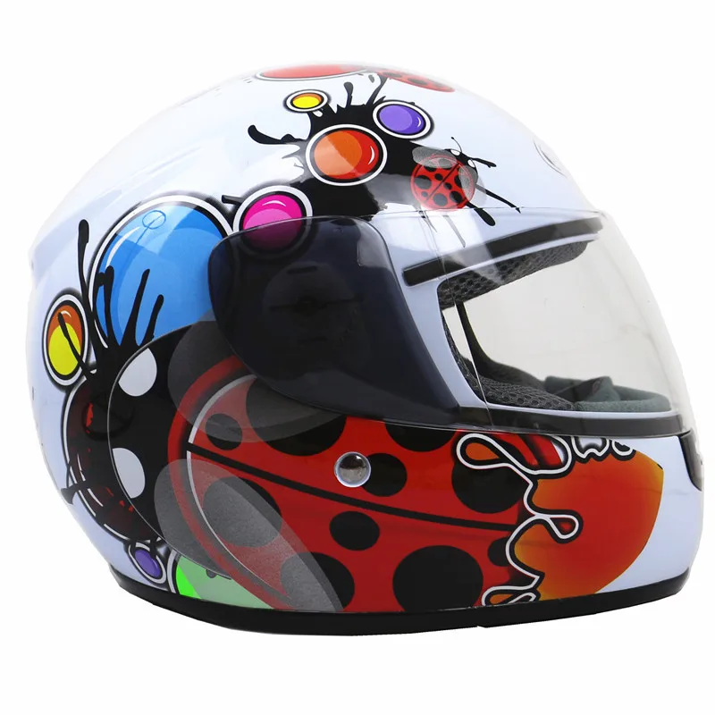 

Children's Go-Kart Helmet Restraint Detachable Scarf Children Racing Helmet Motorcycle Helmet DOT Certification