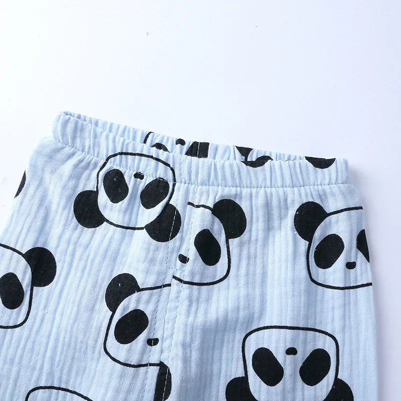 

Summer Autumn Newborn Baby Girl Boy Clothes Sets Cotton Linen cartoon Shirt Top Pans Casual Clothes pajamas