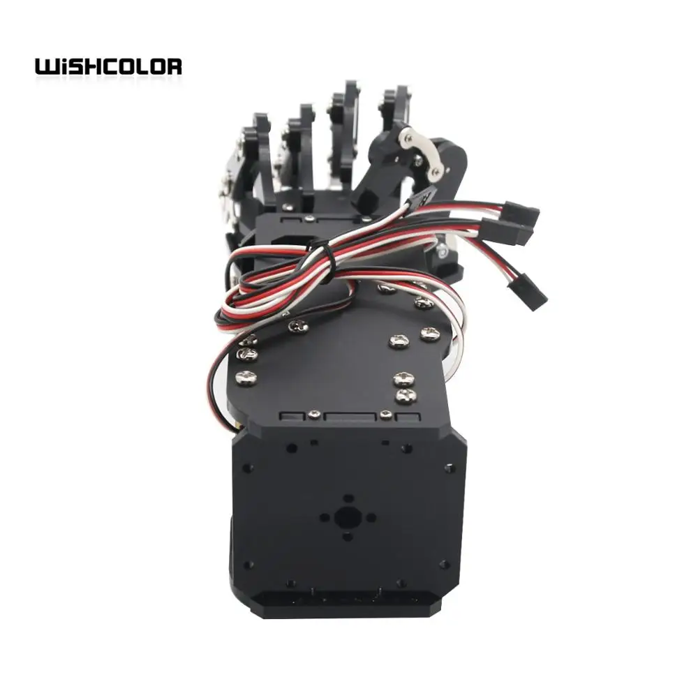 Робот механический рука коготь гуманоид правая пять пальцев с сервоприводом для