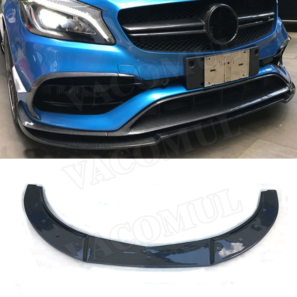 Спойлер для переднего бампера из углеродного волокна/ФАП Mercedes Benz класса A W176 A180 A200