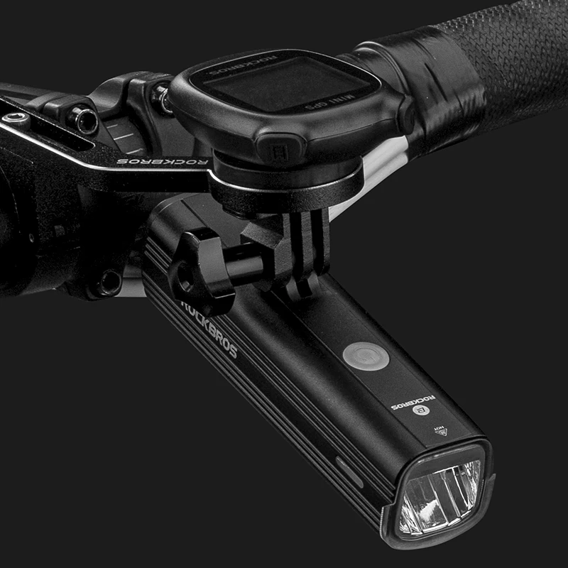 ROCKBROS Bike Front Light IPX6 Rainproof Type-c Rechargeable Bicycle Light 1000LM Cycling Headlight LED Flashlight MTB Bike Lamp