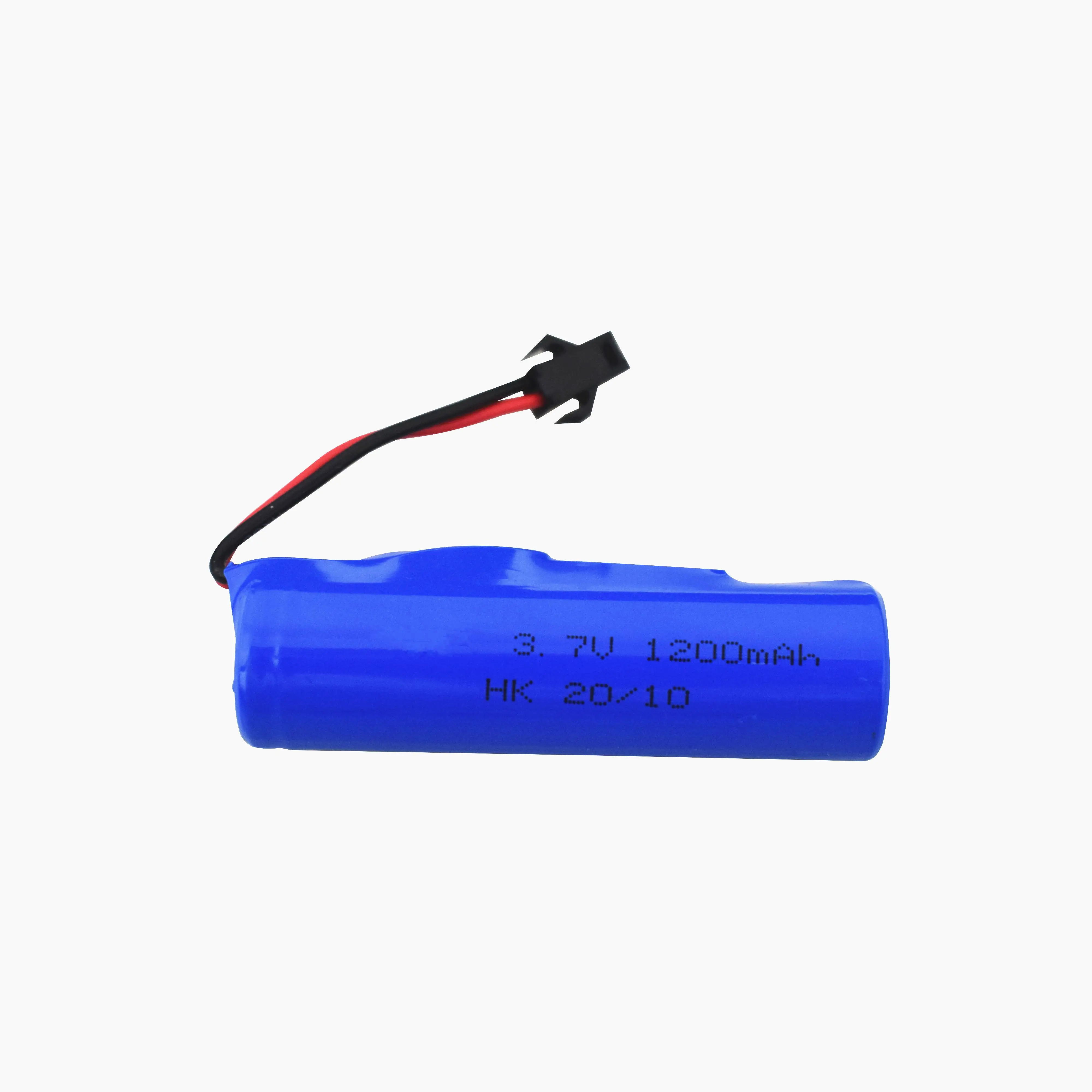 

2PCS 18650 3.7V 1200mah lithium battery for DE45 DE42 DE58 rc car 1:14 four-wheel drive high-speed backup battery