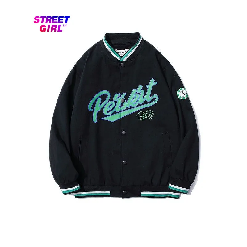 

2021 new baseball uniform jacket female spring and autumn ins trend student Korean version loose wild top jacket summer