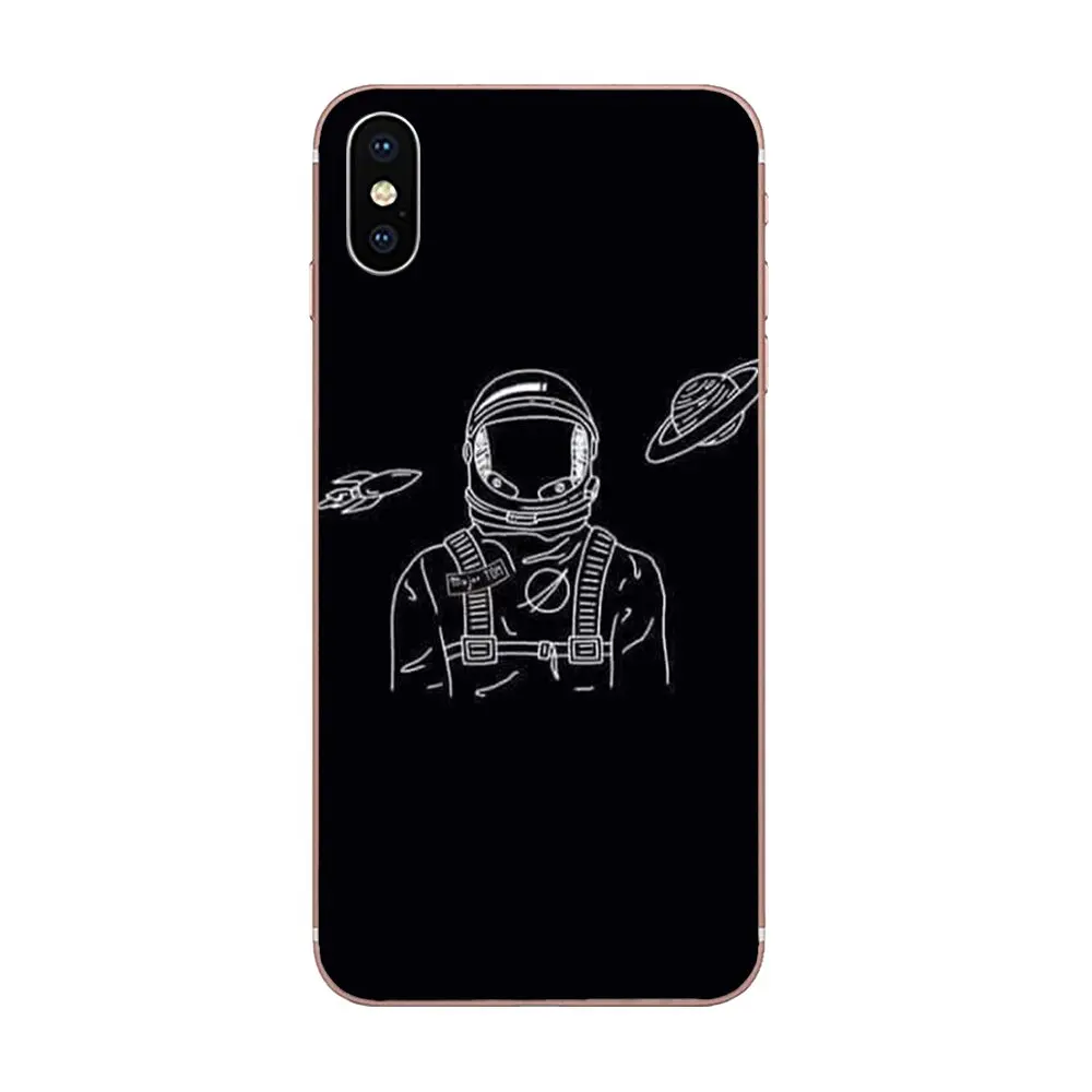 Astronaut Outer Space Fashionable TPU Case For Xiaomi Mi3 Mi4 Mi4C Mi4i Mi5 Mi 5S 5X 6 6X 8 SE Pro Lite A1 Max Mix 2 Note 3 4 | Мобильные
