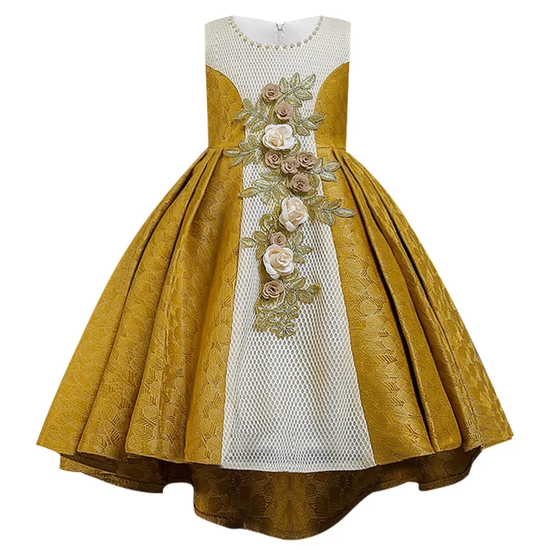 Цветочный смокинг для девочек на свадьбу вечеринку подружки невесты с вышивкой