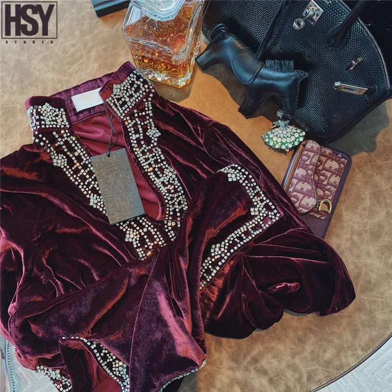 【HSY】2019 осень новый высококачественный византийский аристократический женский