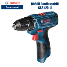 Bosch Electric Drill GSR120-LI 12V Rechargeable Hand Electric Drill Household Electric Screwdriver (Bosch Original Bare Metal)