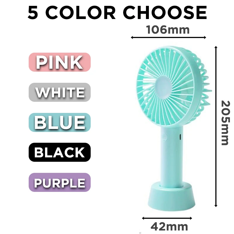 

2021 New Usb Mini Fans Portable Air Cooler Electric Handheld Rechargable Cute Small Cooling Fans Student Home Travel Outdoor