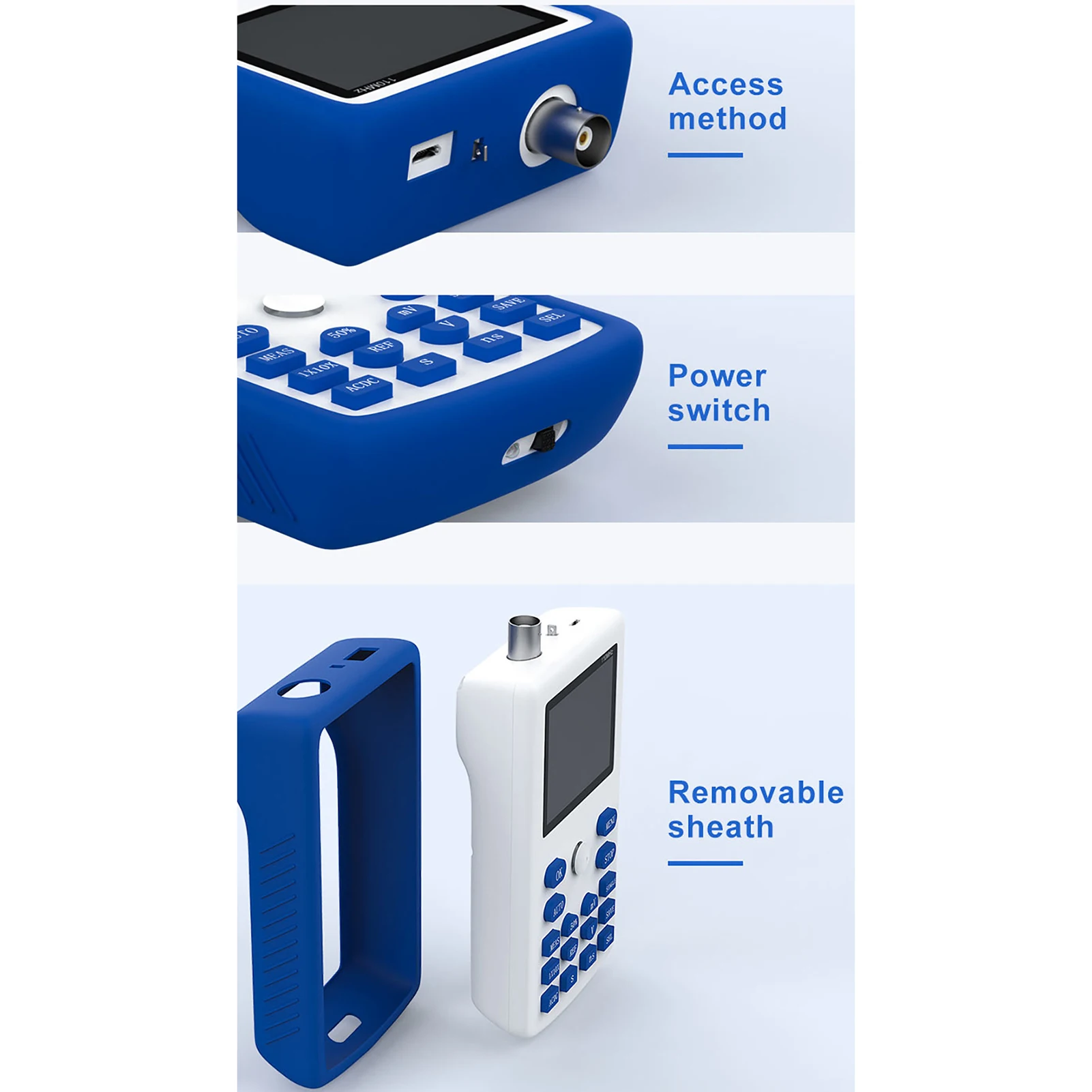 Профессиональный цифровой осциллограф FNIRSI 1C15 + аналоговая полоса пропускания 500