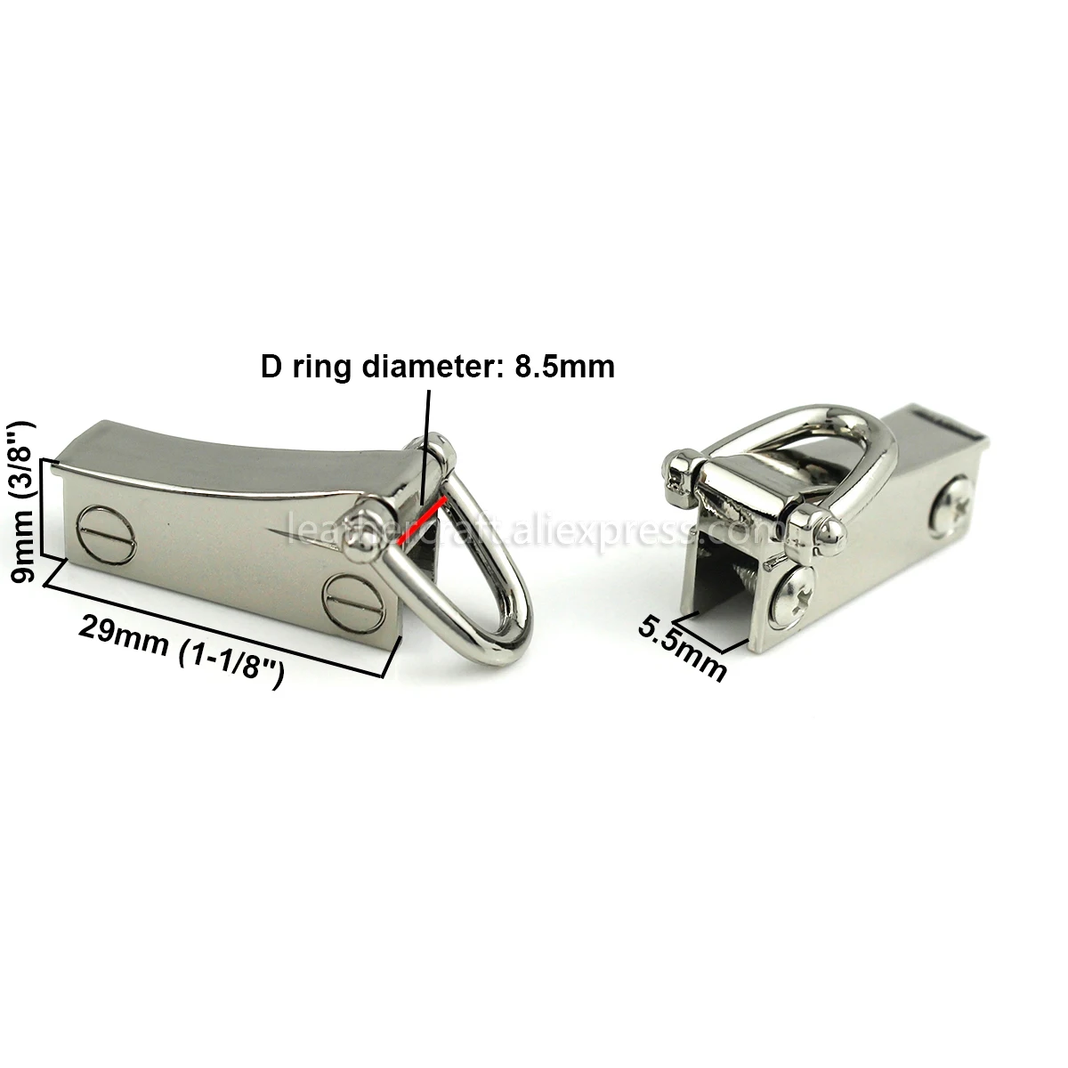 2 шт. металлические кольца для сумок с D образными кольцами|Пряжки и крючки| |