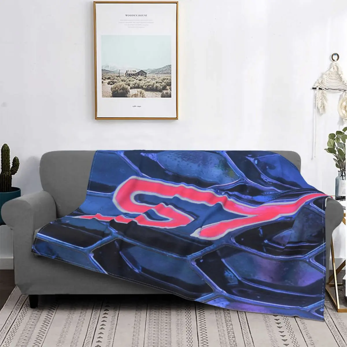 

Manta a cuadros para Ford St Focus St Fiesta St, colcha para cama, manta a cuadros mullida, alfomбюстгальтер с красивой каймой