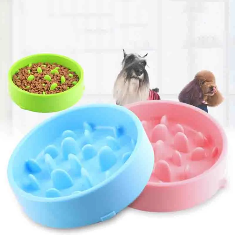Aapet 1 шт. ПП ПЭТ кормушка для собак кошек миска домашних животных медленно