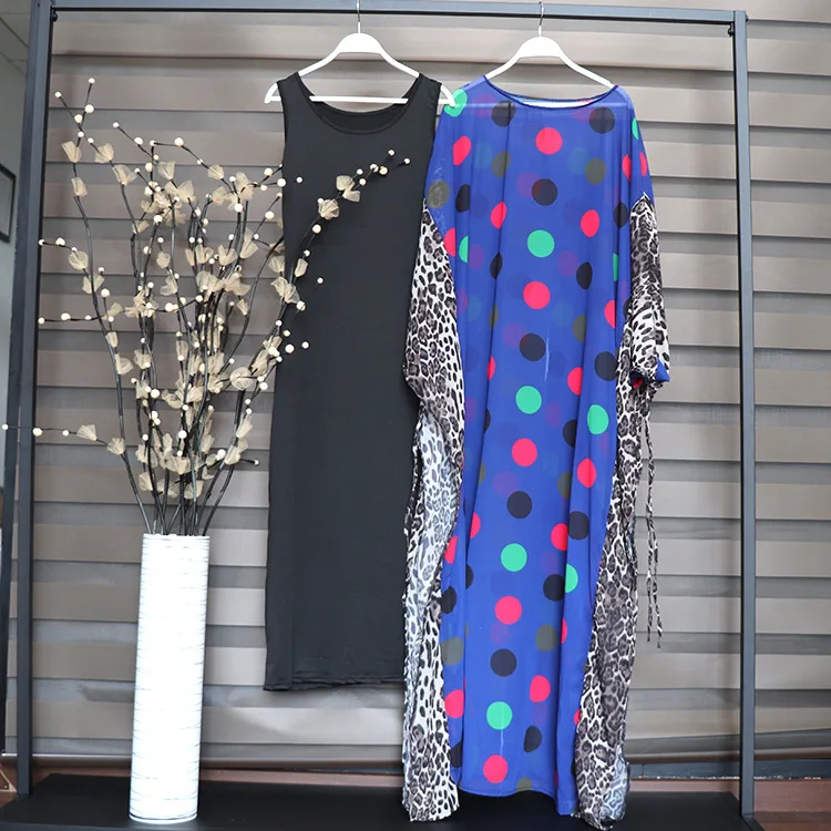 

African Design Print Dashiki Dress Leopard Vest Loose Bazin Ethnic Rock Vintage Maxi Robe Gowns Sexy Lady Evening Party Riche