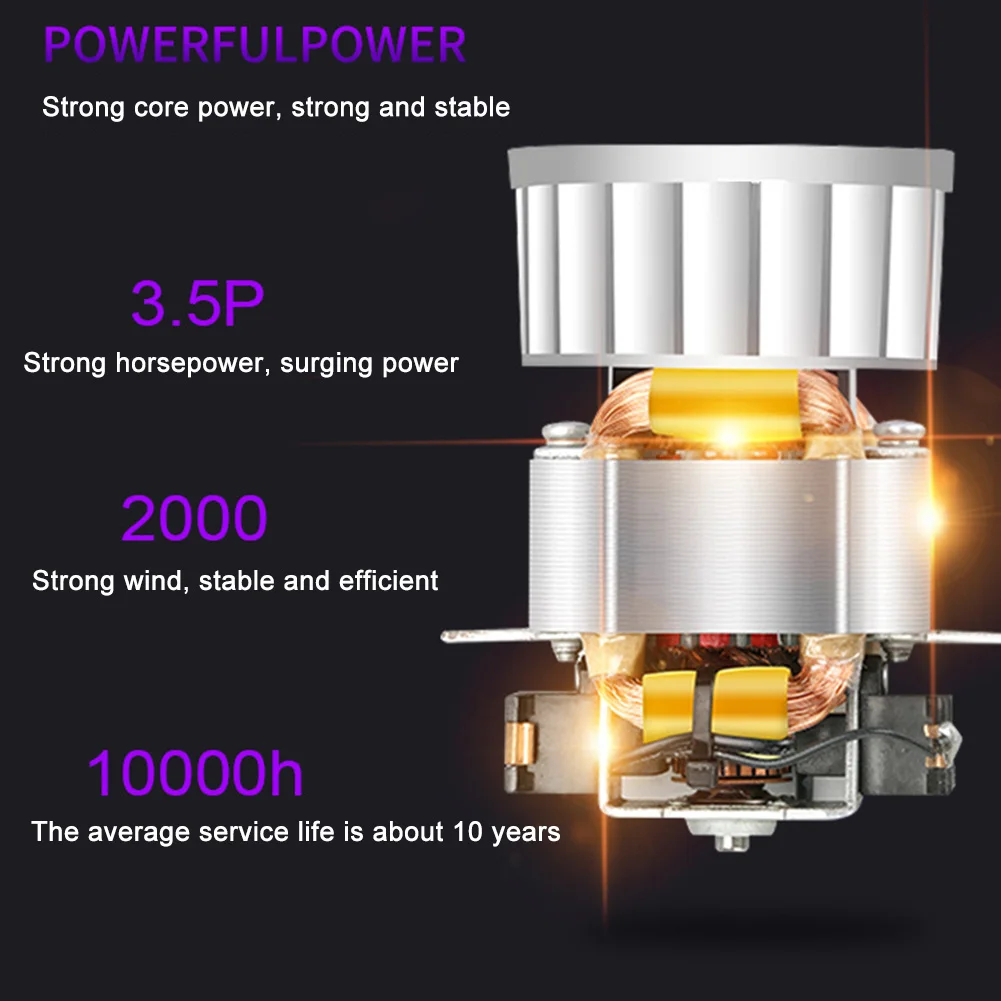 

6 Speed Smart Hammer Hair Dryer Hot and Cold Air Hair Electric Blower Dryer Strong Power Barber Salon Styling Tools