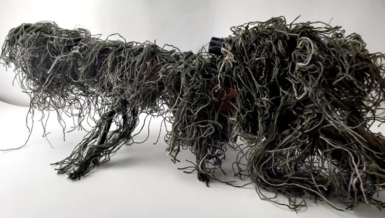 1,2 м Камуфляж Пистолет обертывание эластичный Ghillie Аксессуары тактический камуфляж снайперский пистолет веревка страйкбол Пейнтбол Открытый Охота снег джунгли