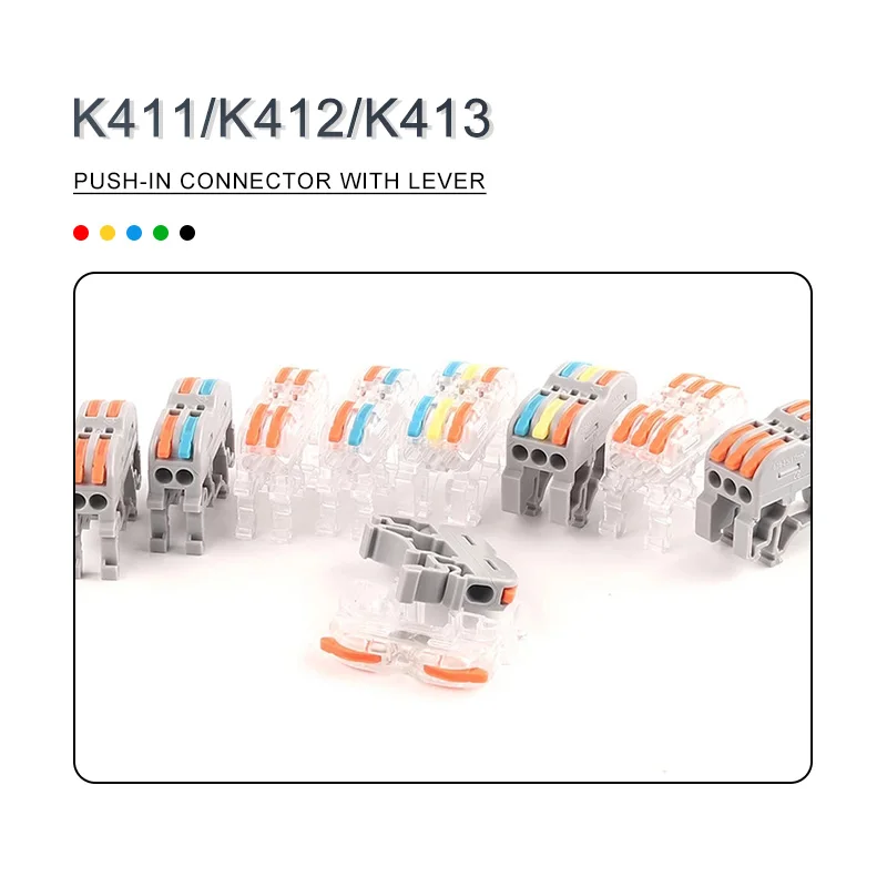 5 шт. быстрая Din Rail Тип провод соединительного терминала блок вместо UK2.5B