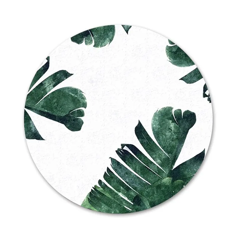 Тропические экзотические пальмы листья значки металлические для украшения