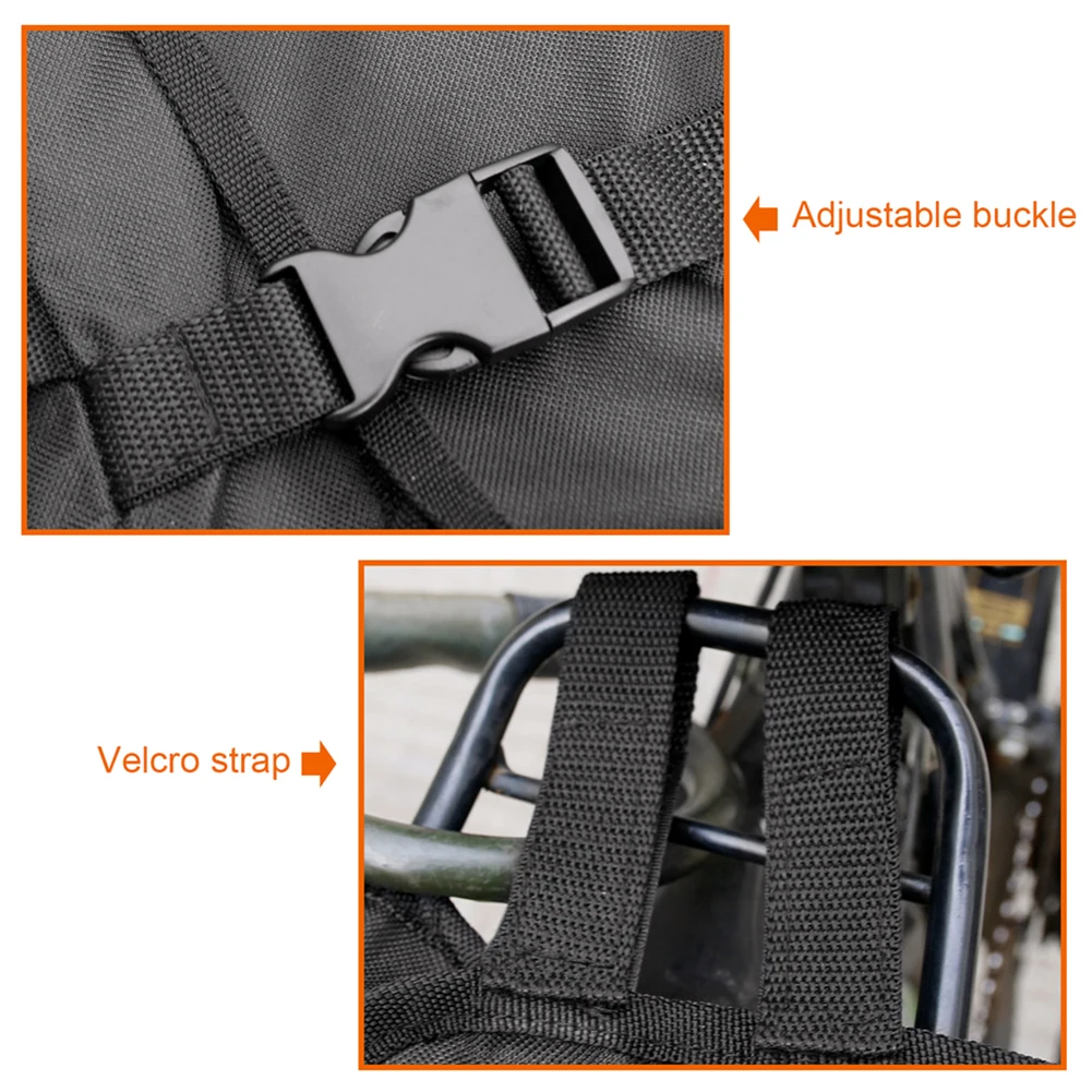 Черная сумка для мотоцикла велосипеда рюкзак заднего сиденья съемная