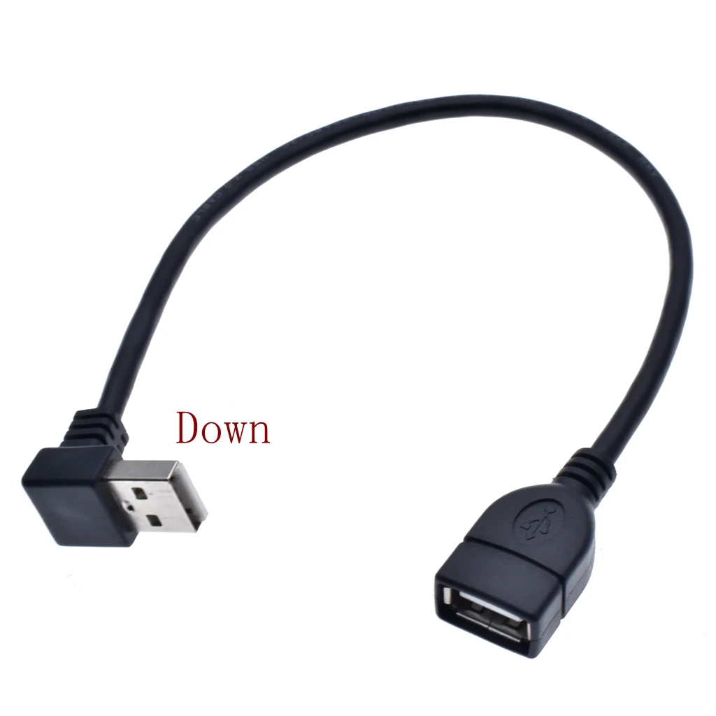 Удлинительный Кабель USB 2 0 Папа-мама с углом 90 градусов 30 см | Компьютеры и офис