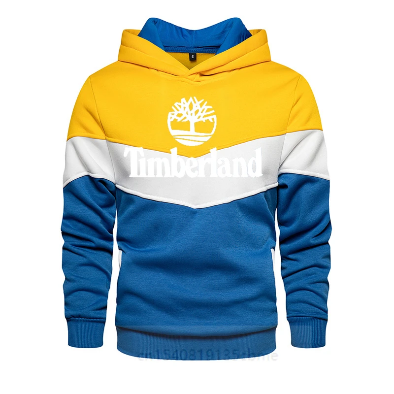 

Men's Hoodie Printed Patchwork 2021 Autumn And Winter Hip-hop Streetwear Hoodie High Quality Brand